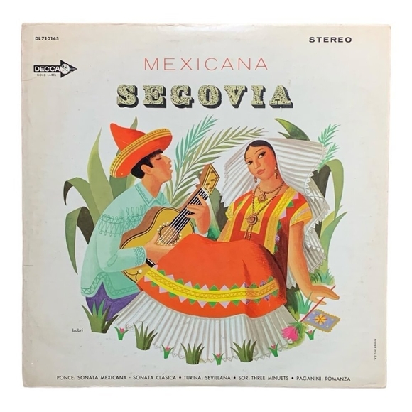 LP Andrs Segovia - Mexicana Vinyl Record